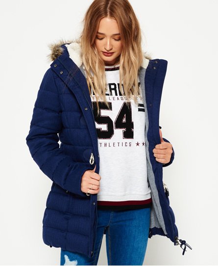 Superdry Tall Marl Toggle Puffle Jacket Tall Marl Toggle Puffle Jacket