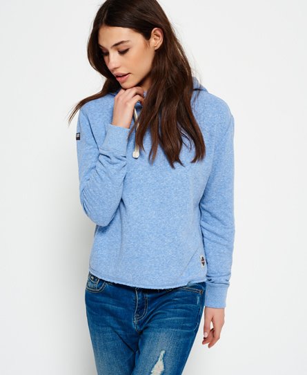 Superdry Marl Crop Hoodie Marl Crop Hoodie