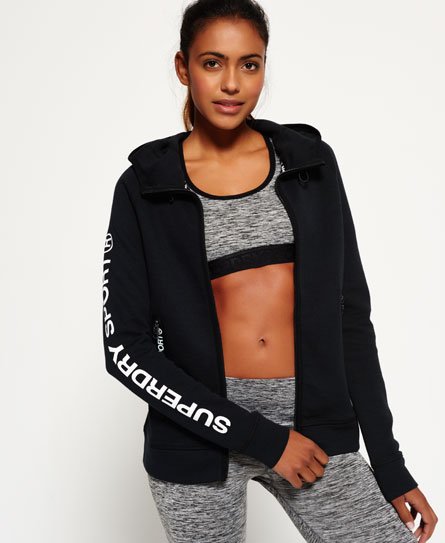 Superdry Gym Tech hettegenser med glidelås Gym Tech hettegenser med glidelås
