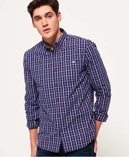 Superdry Washbasket Long Sleeve Button Down Shirt Washbasket Long Sleeve Button Down Shirt