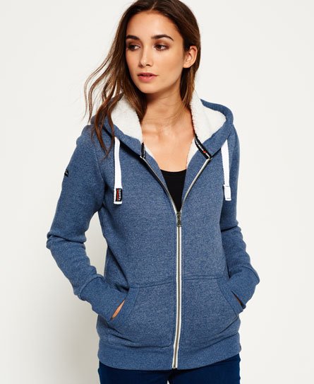 Superdry Orange Label Luxe Sherpa Kapuzenjacke Orange Label Luxe Sherpa Kapuzenjacke64565