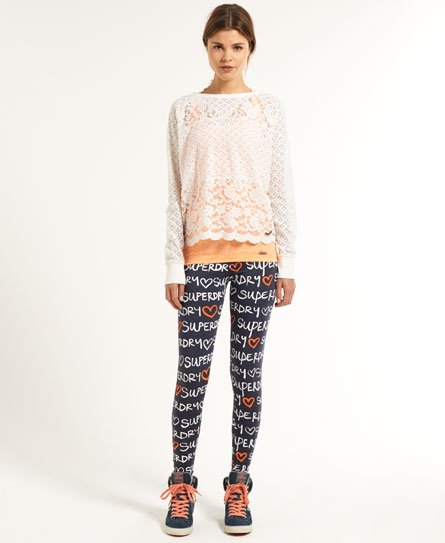 Superdry Love Letter Leggings Love Letter Leggings