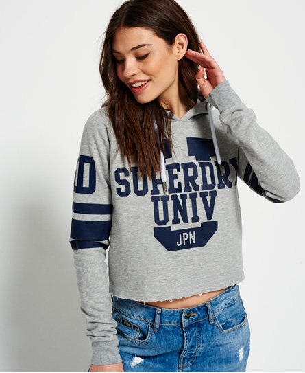 Superdry Semester Cropped Hoodie Semester Cropped Hoodie