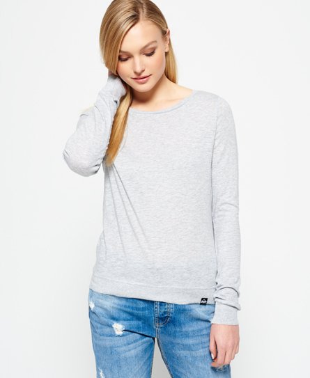 Superdry Raw Edge Crew Top Raw Edge Crew Top