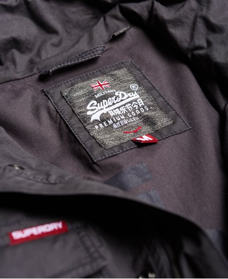 Mens - Rookie Military Jacket in Bullet Grey | Superdry