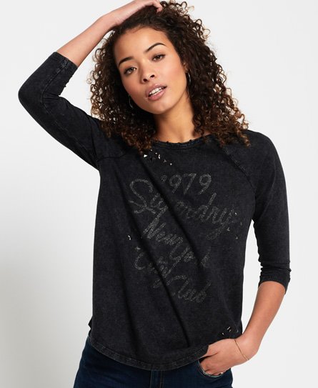 Superdry Studded Raglan Top Studded Raglan Top74718