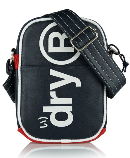 Mens Festival Bag in Navy Winter White Superdry