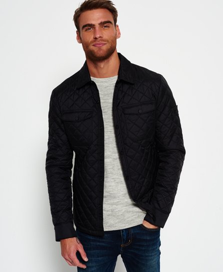 Superdry Fuji Diamond Quilt Shirt Jacket Fuji Diamond Quilt Shirt Jacket