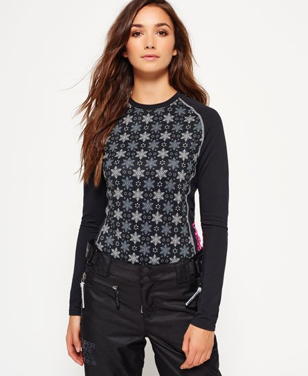 Superdry Carbon-aluspaita kokopainatuksella Carbon-aluspaita kokopainatuksella