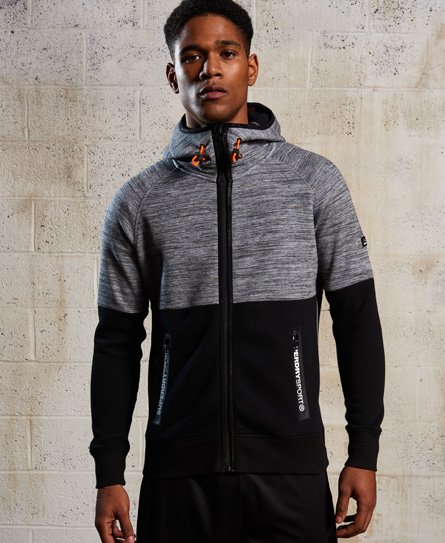 Superdry Gym Tech Colour Block Zip Hoodie Gym Tech Colour Block Zip Hoodie
