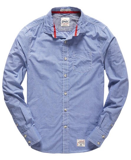 Superdry Laundered Ct Collar Shirt - Men's Shirts