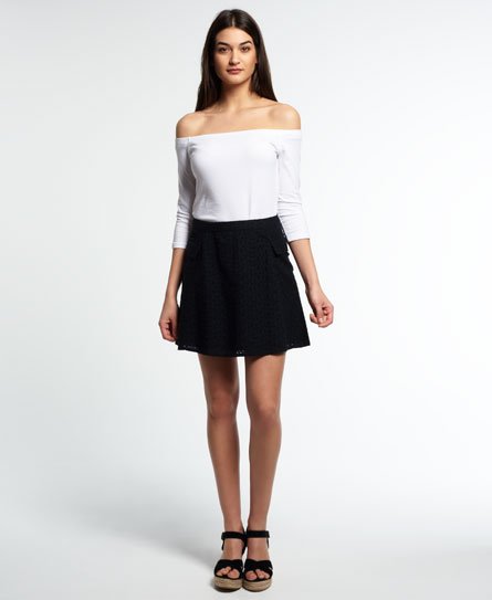 Superdry Broderie Utility Skirt Broderie Utility Skirt