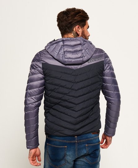 superdry chevron colour block down