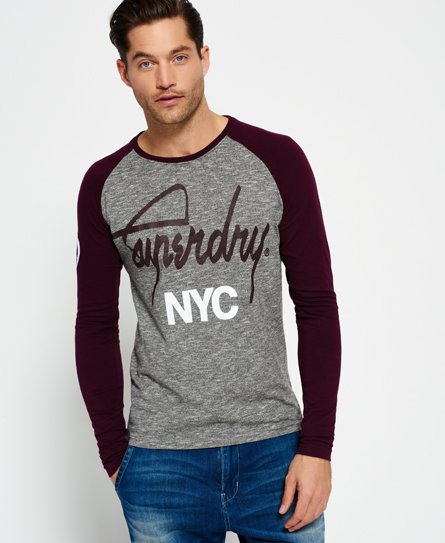 Superdry City Brand Raglan T-Shirt City Brand Raglan T-Shirt