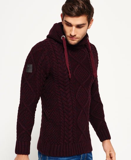 Superdry Blizzard Knit Hoodie Blizzard Knit Hoodie
