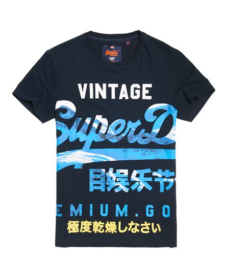 Mens - XL Goods T-shirt Eclipse Navy | Superdry
