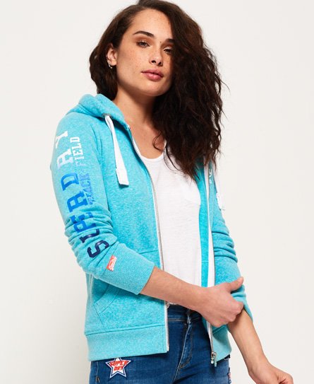 Superdry Felpa con zip e cappuccio Track & Field Felpa con zip e cappuccio Track & Field