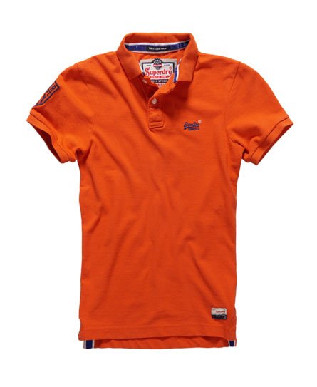 Superdry Cut Collar Pique Polo Cut Collar Pique Polo