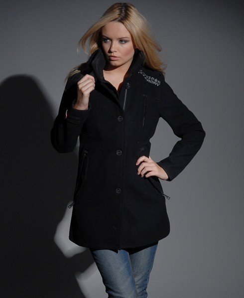 Jermyn Pea Trench Coat In French Navy, Womens Superdry Classic Pea Coat Navy Blue