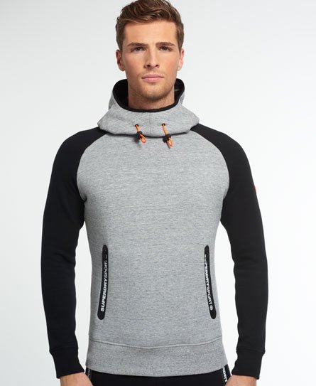 Superdry Gym Tech hettegenser med raglanermer Gym Tech hettegenser med raglanermer