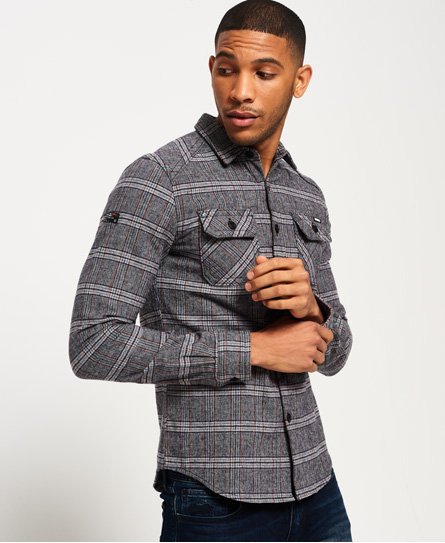 Superdry Ultimate Rookie Tweed Shirt Ultimate Rookie Tweed Shirt