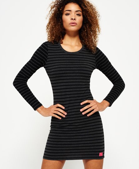 Superdry Stripey Long Sleeve Dress Stripey Long Sleeve Dress