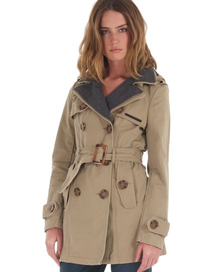 Womens - Vintage City Mac in Sand | Superdry UK