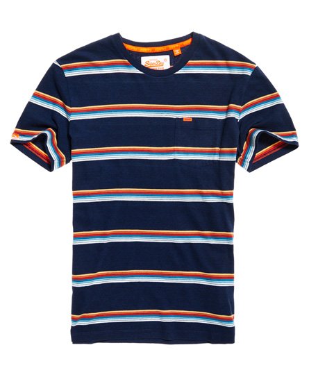 Superdry Orange Label Cali Surf Stripe T-Shirt Orange Label Cali Surf Stripe T-Shirt
