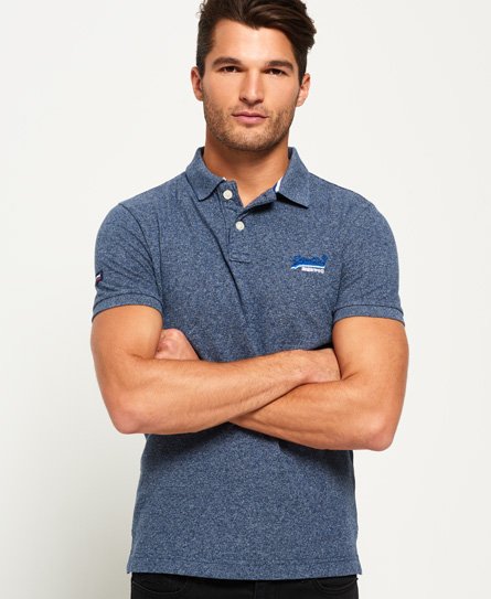 Superdry Classic Cali Polohemd aus Pikee Classic Cali Polohemd aus Pikee72882