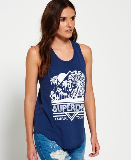 Superdry Beach Graphic-singlet Beach Graphic-singlet