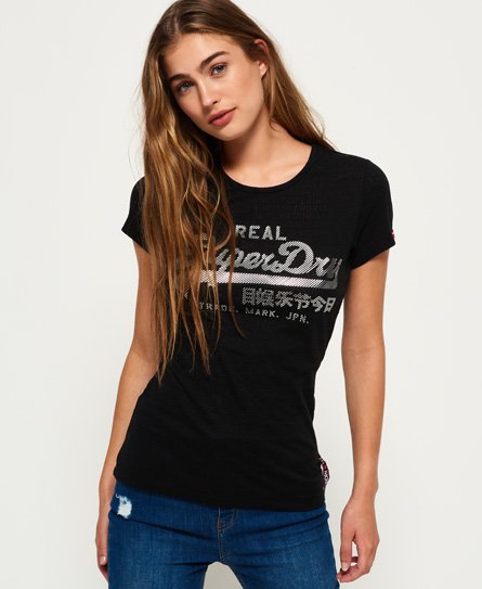 Superdry T-shirt effet dévoré Vintage Logo T-shirt effet dévoré Vintage Logo