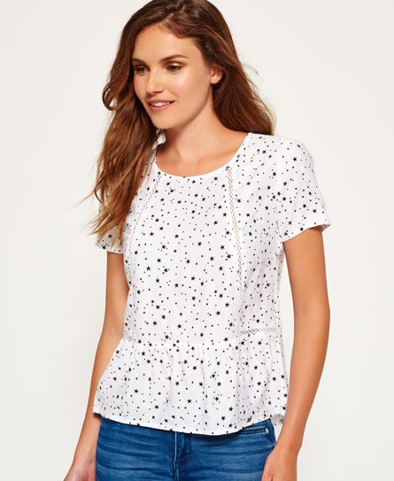 Superdry Painettu Claudie-pusero Painettu Claudie-pusero
