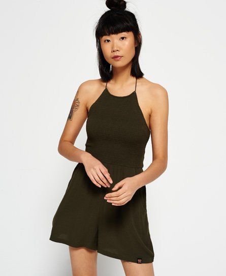 Superdry Evelyn Smocked Playsuit Evelyn Smocked Playsuit