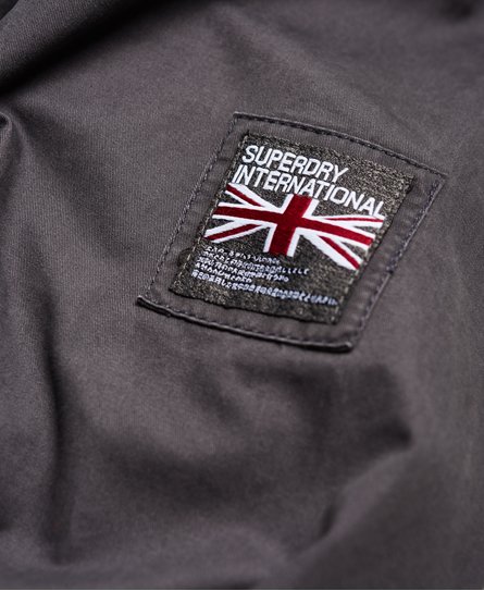 Mens - Rookie Military Jacket in Bullet Grey | Superdry