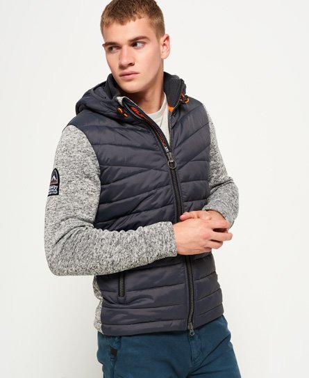 Superdry storm clearance quilted zip hoodie