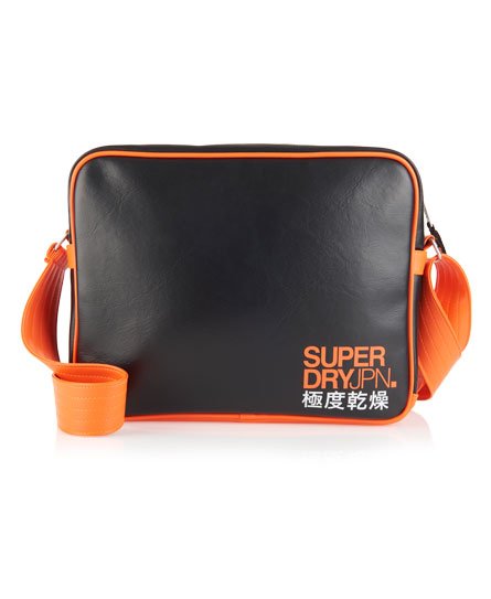 Womens Primary Messenger Bag in Black Superdry