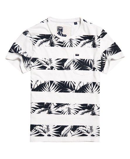 Superdry Hawaïaans gestreept T-shirt Hawaïaans gestreept T-shirt