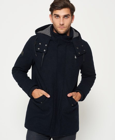 Superdry Glacial Parkajacke aus Wolle mit Kapuze Glacial Parkajacke aus Wolle mit Kapuze