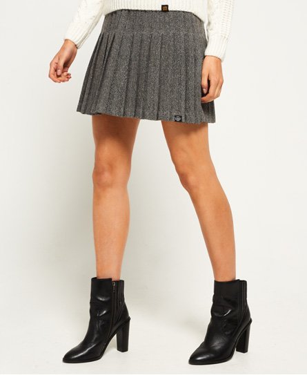 Superdry Gonna Pleated Tweed Gonna Pleated Tweed