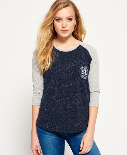 Superdry Top Athletic League Raglan Top Athletic League Raglan