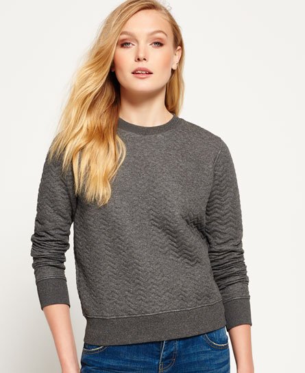 Superdry Sudadera de cuello redondo Quilted Nordic Sudadera de cuello redondo Quilted Nordic