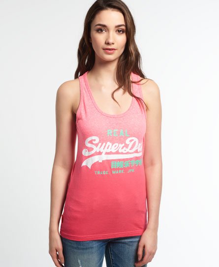 Superdry Vintage Logo Duo Dip Vest Top Vintage Logo Duo Dip Vest Top