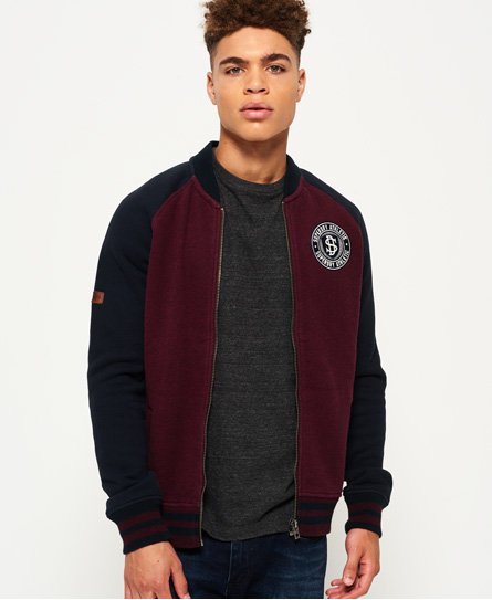 Superdry Applique Sweat Bomber Jacket Applique Sweat Bomber Jacket