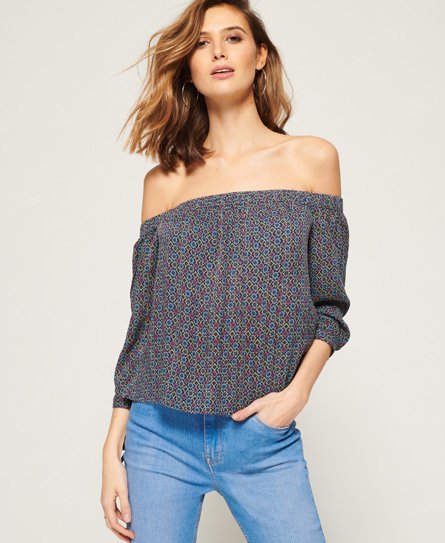Superdry Schulterfreies Brook Oberteil Schulterfreies Brook Oberteil76353
