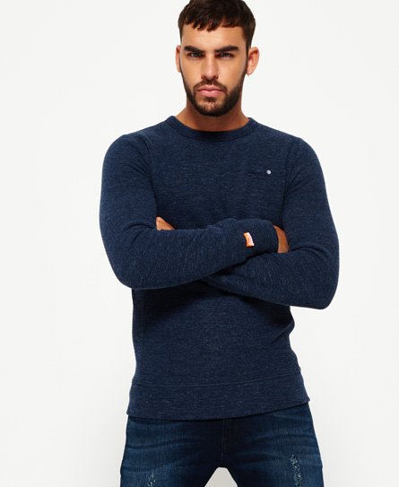 Superdry Orange Label-collegegenser med rund hals Orange Label-collegegenser med rund hals