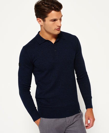 Superdry Orange Label Knitted Polo Top Orange Label Knitted Polo Top