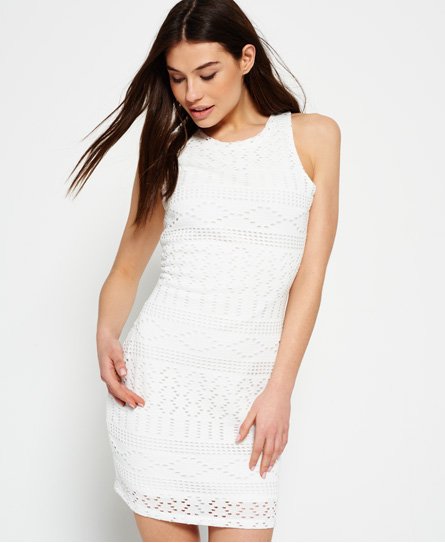 Superdry Gehaakte Bodycon jurk Gehaakte Bodycon jurk