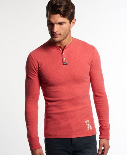 Superdry Heritage Long Sleeved Grandad-Shirt Heritage Long Sleeved Grandad-Shirt