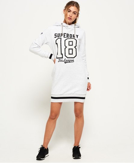 Superdry Tri League Kleid mit Slouch-Kapuze Tri League Kleid mit Slouch-Kapuze