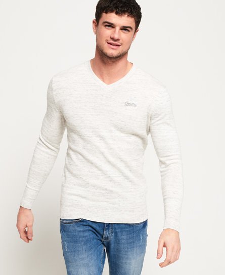 Superdry Orange Label strikket V-genser Orange Label strikket V-genser